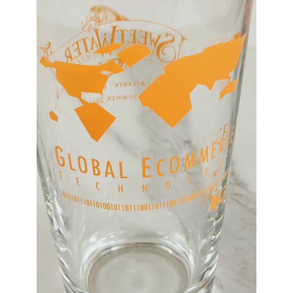 Pint Beer Clear Glass 16oz Sweetwater Brewing Company Drinkware 5 1/2" x2 - Picture 7 of 14